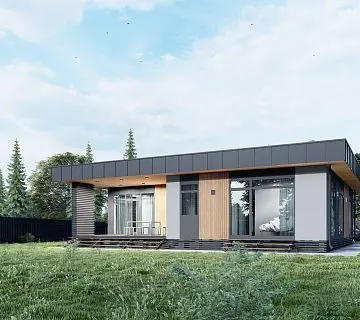 Дакота мини каркас плоская кровля