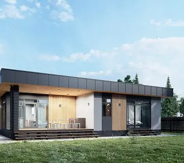Дакота мини каркас плоская кровля