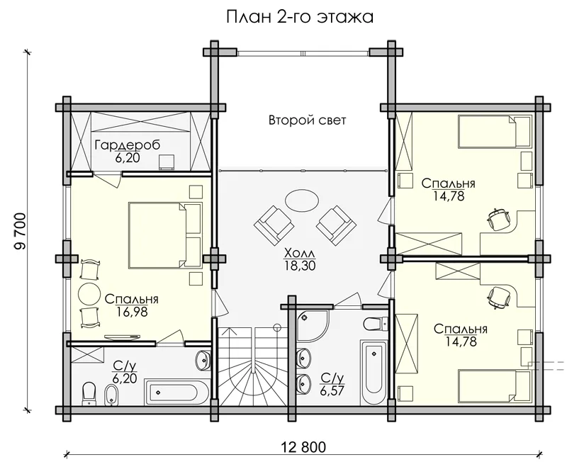 Планировка Кубань, 4 этаж