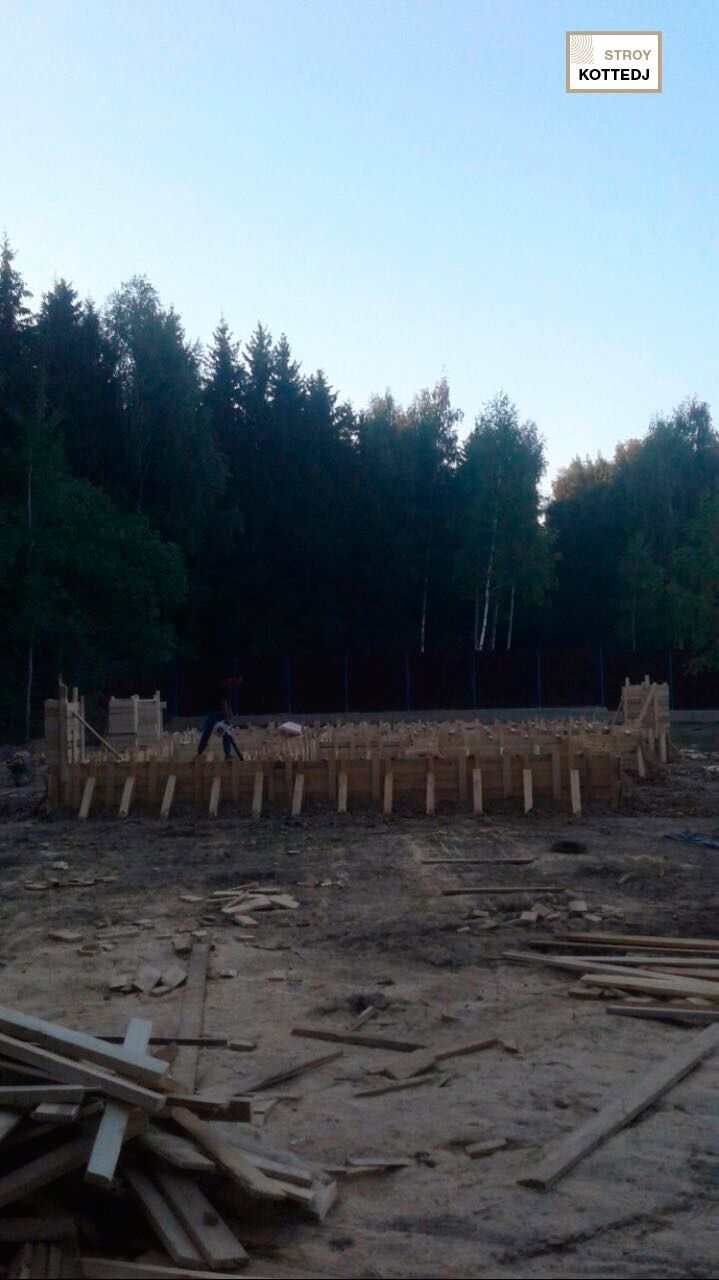 Дом из клееного бруса в коттеджном поселке Можайское Море