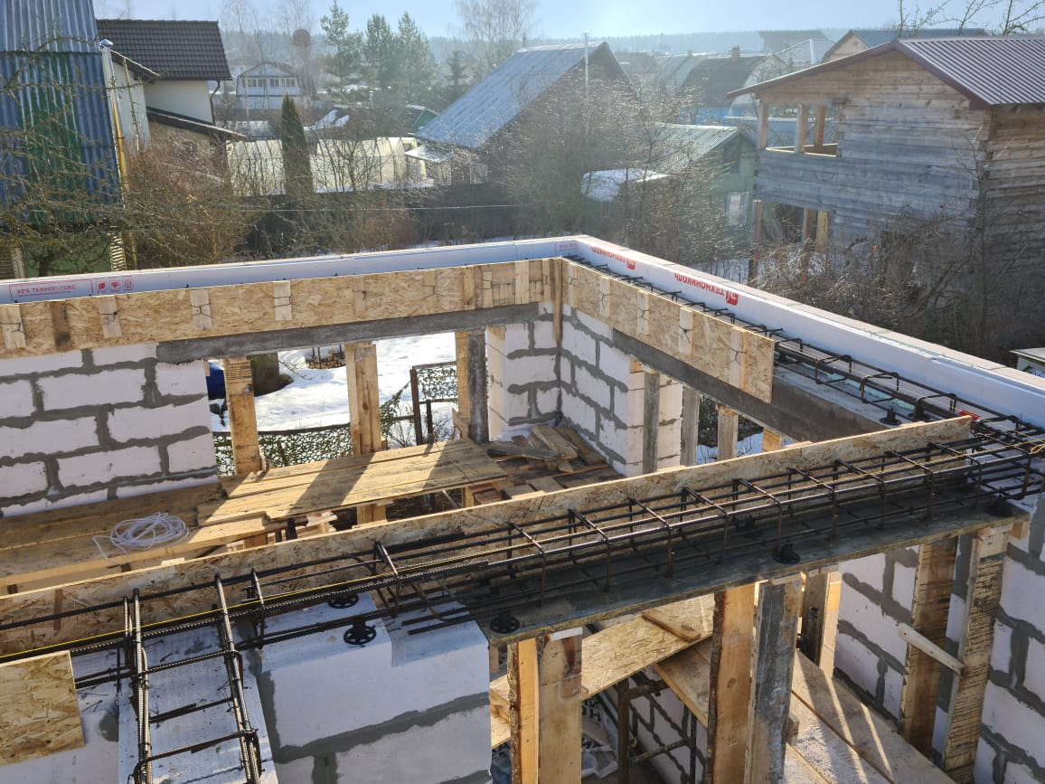 Коттедж из газобетонных блоков 145 м.кв., Истринский р-н, СНТ Подлипки