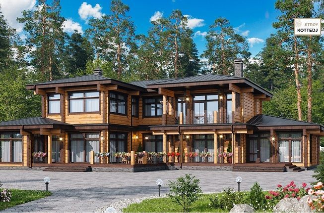 Загородный дом в стиле шале: когда не хватает романтики снежных Альп