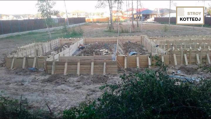 Дом из клееного бруса в коттеджном поселке Можайское Море