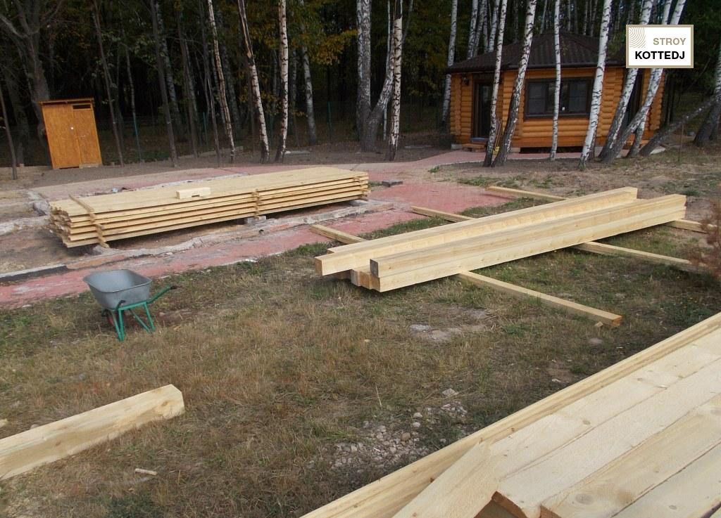 Дом из сухого бруса в Тульской области