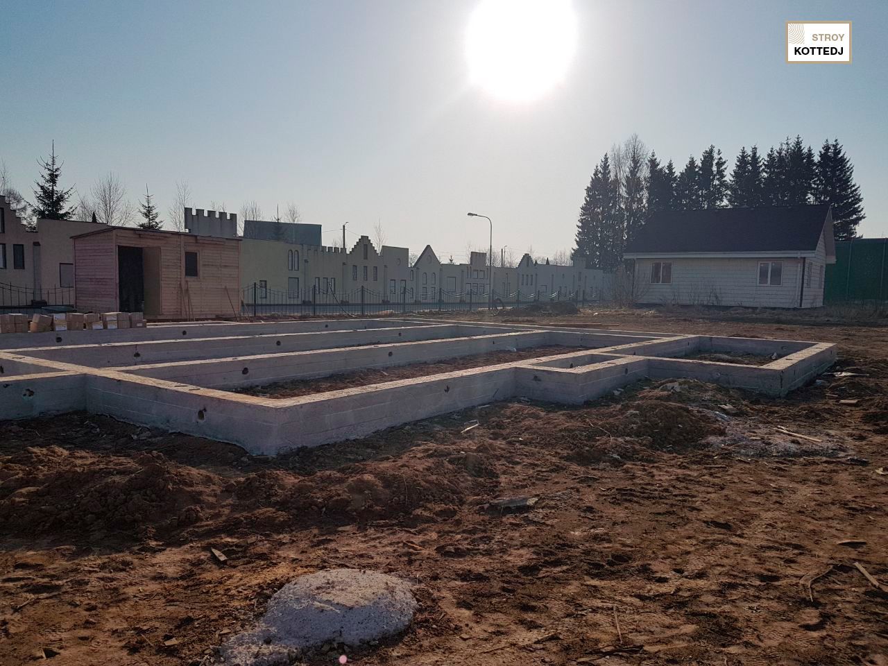 Дом из сухого бруса в деревне Алексеевка, городской округ Истра