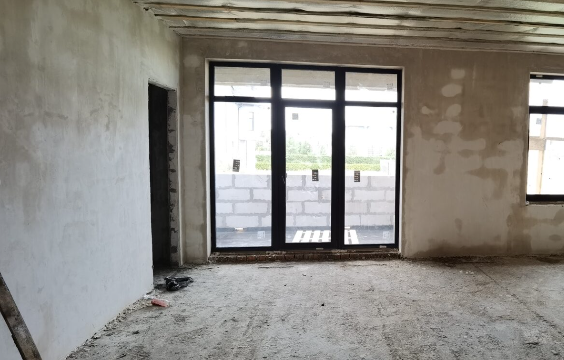 Строительство коттеджа в стиле Райта 434 м. кв. 4 спальни, 5 санузлов.
