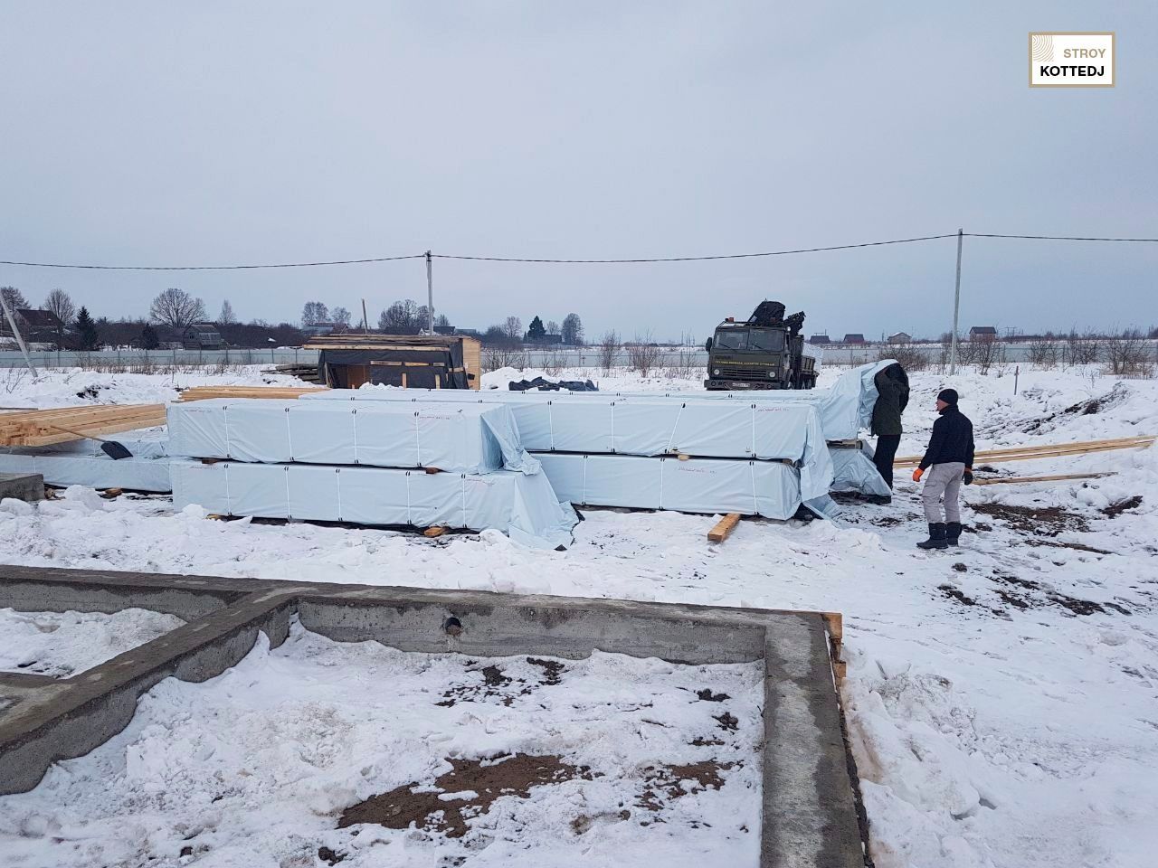 Комбинированный дом в КП Клязьминский парк, Мытищинский район