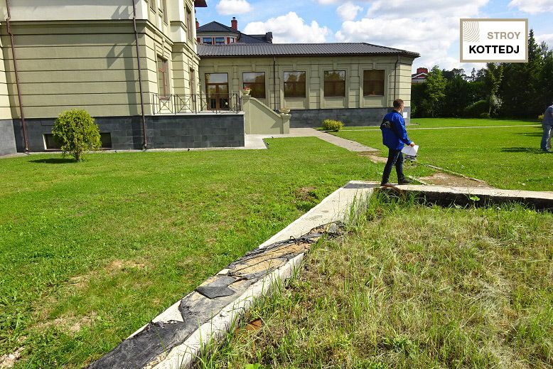 Барбекюшница из клееного бруса в Усадьбе Усово