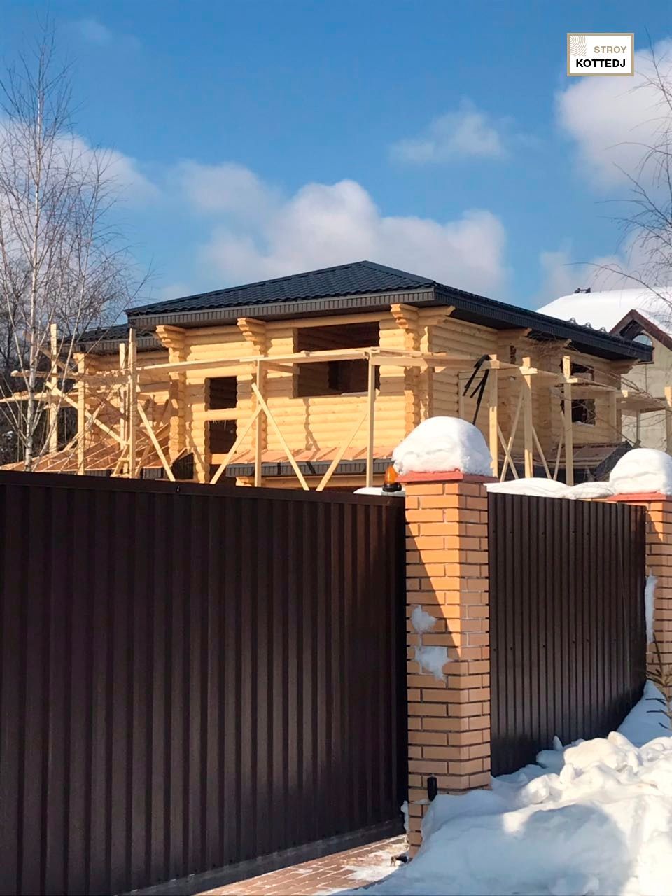 Бревенчатый дом в Боровске, Калужская область
