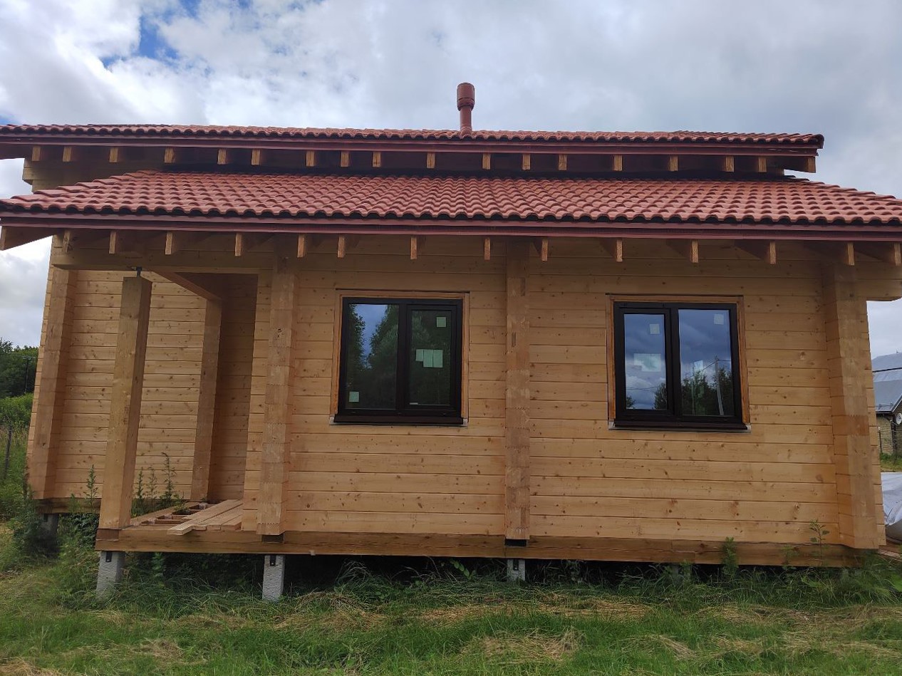 Дом из клееного бруса 140 м.кв., Можайский р-н, сдан 04.06.2023