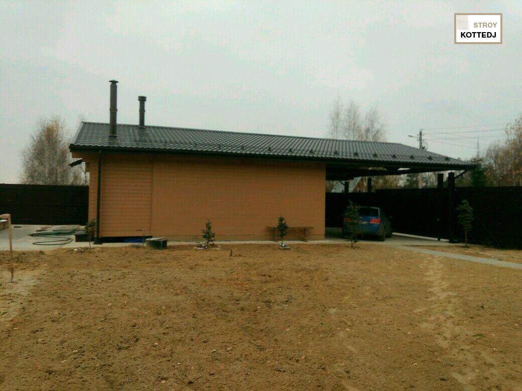 Двухэтажный дом из клееного бруса под ключ в Одинцовском р-не, дер Борки