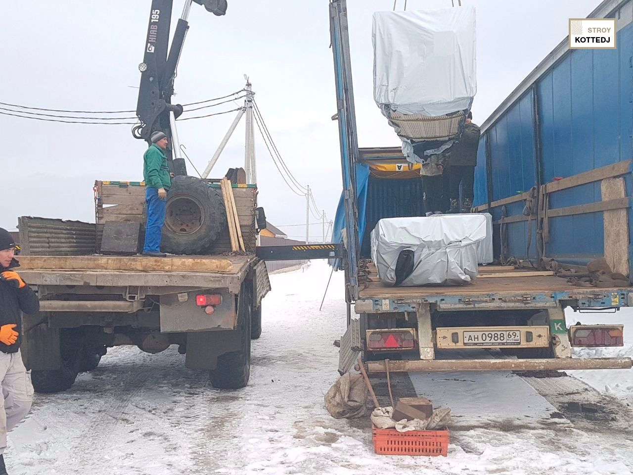 Комбинированный дом в КП Клязьминский парк, Мытищинский район