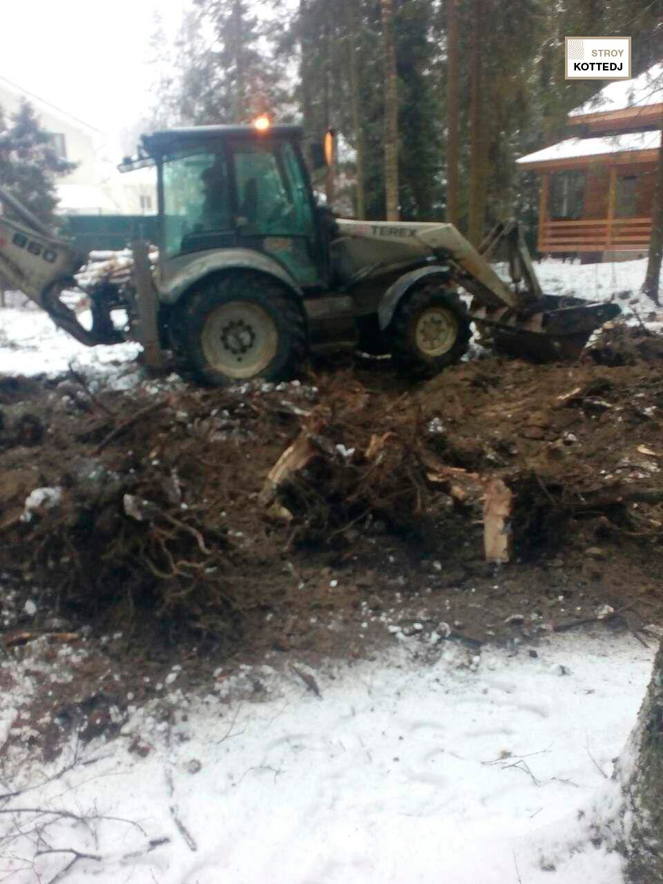 Процесс строительства дома 06-768 из клееного бруса