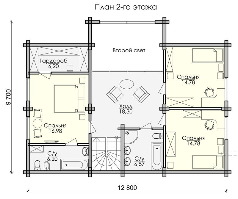 Планировка Кубань, 5 этаж