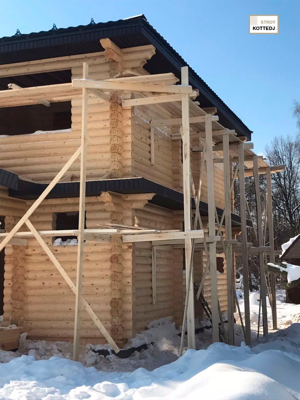 Бревенчатый дом в Боровске, Калужская область