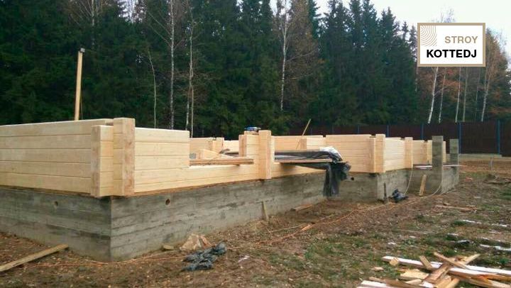 Дом из клееного бруса в коттеджном поселке Можайское Море
