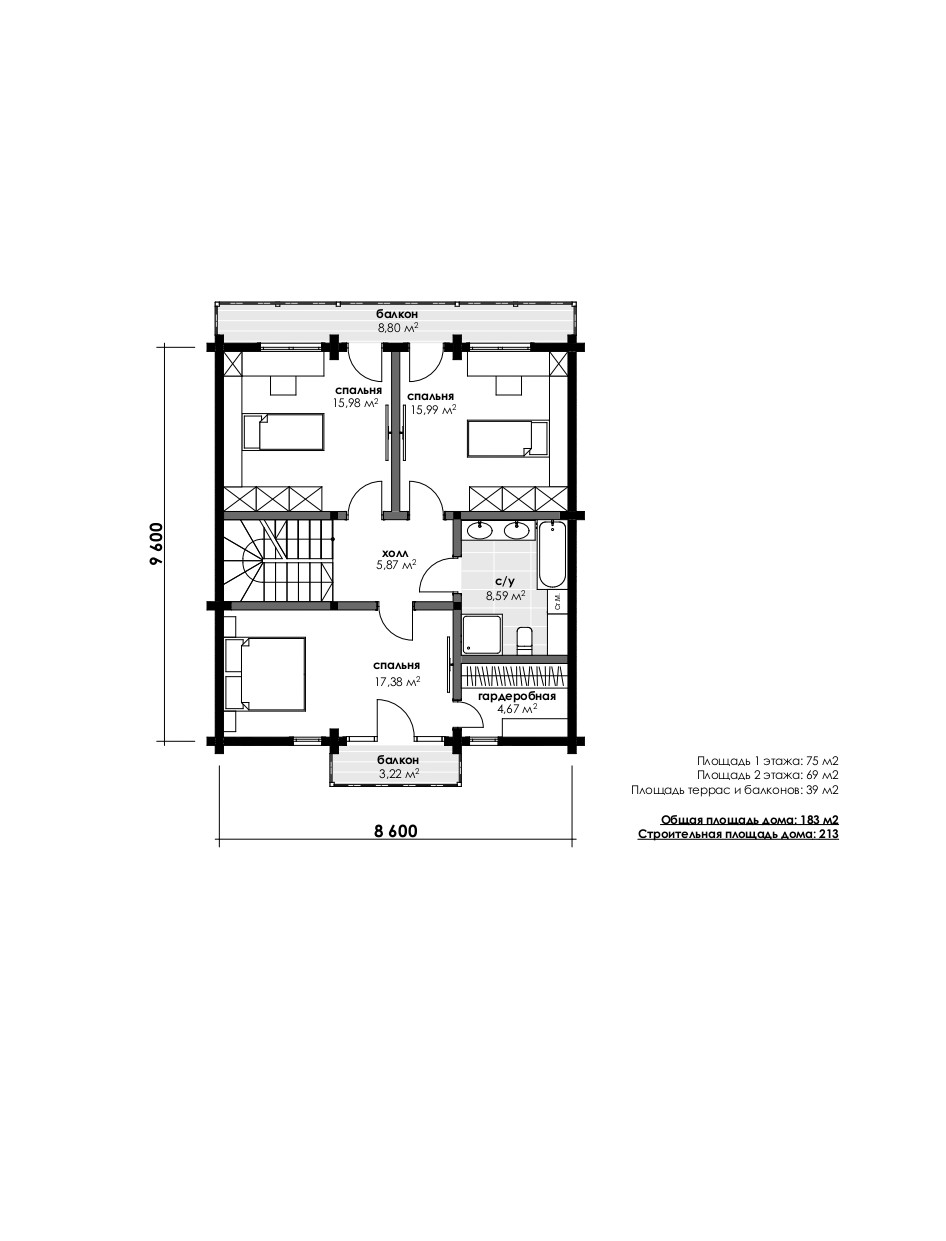 Планировка Лахти-plus, 3 этаж
