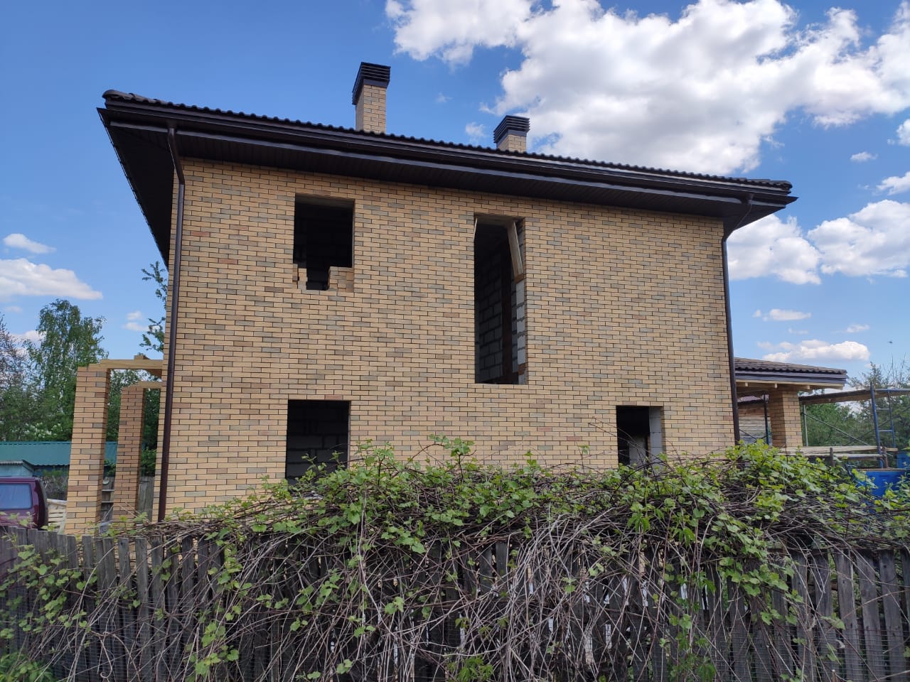 Коттедж из газобетонных блоков 145 м.кв., Истринский р-н, СНТ Подлипки